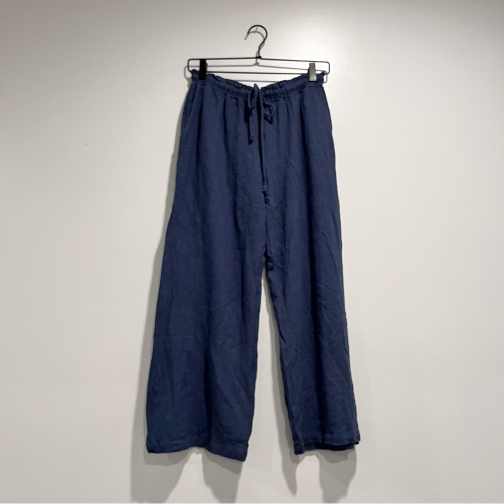 n/t 20% Linen Wide Leg Pants Made in LA Women’s Size Medium